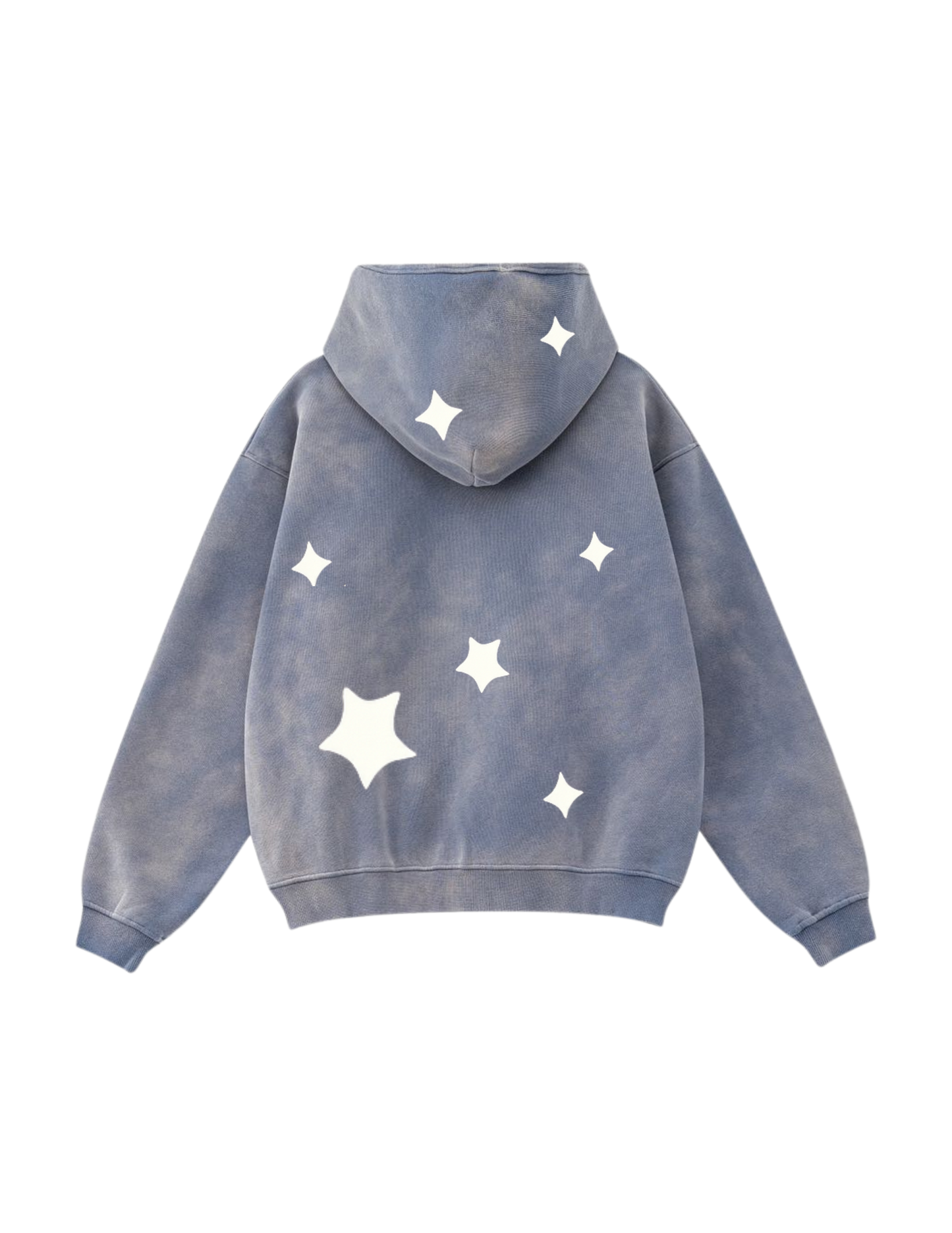 Righteous Denim Blue Zip Up Oversized