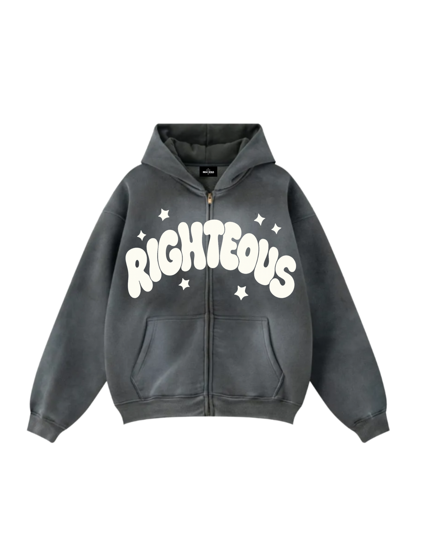 Righteous Denim Zip Up Oversized