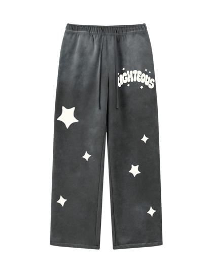Righteous Denim Sweatpants Dark Grey